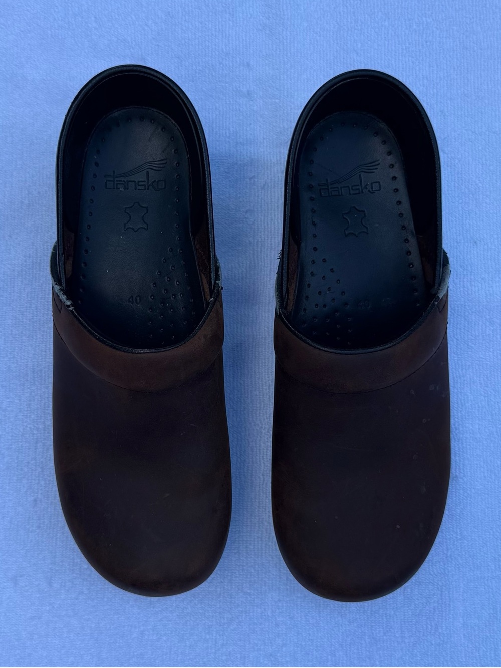 Dansko Women’s Dark Brown Slip-On Clogs